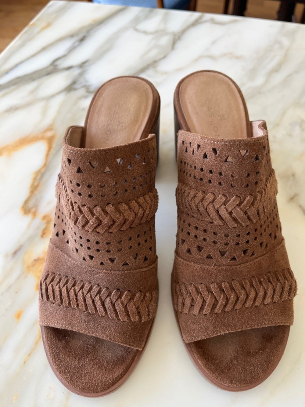 Caslon suede sandals